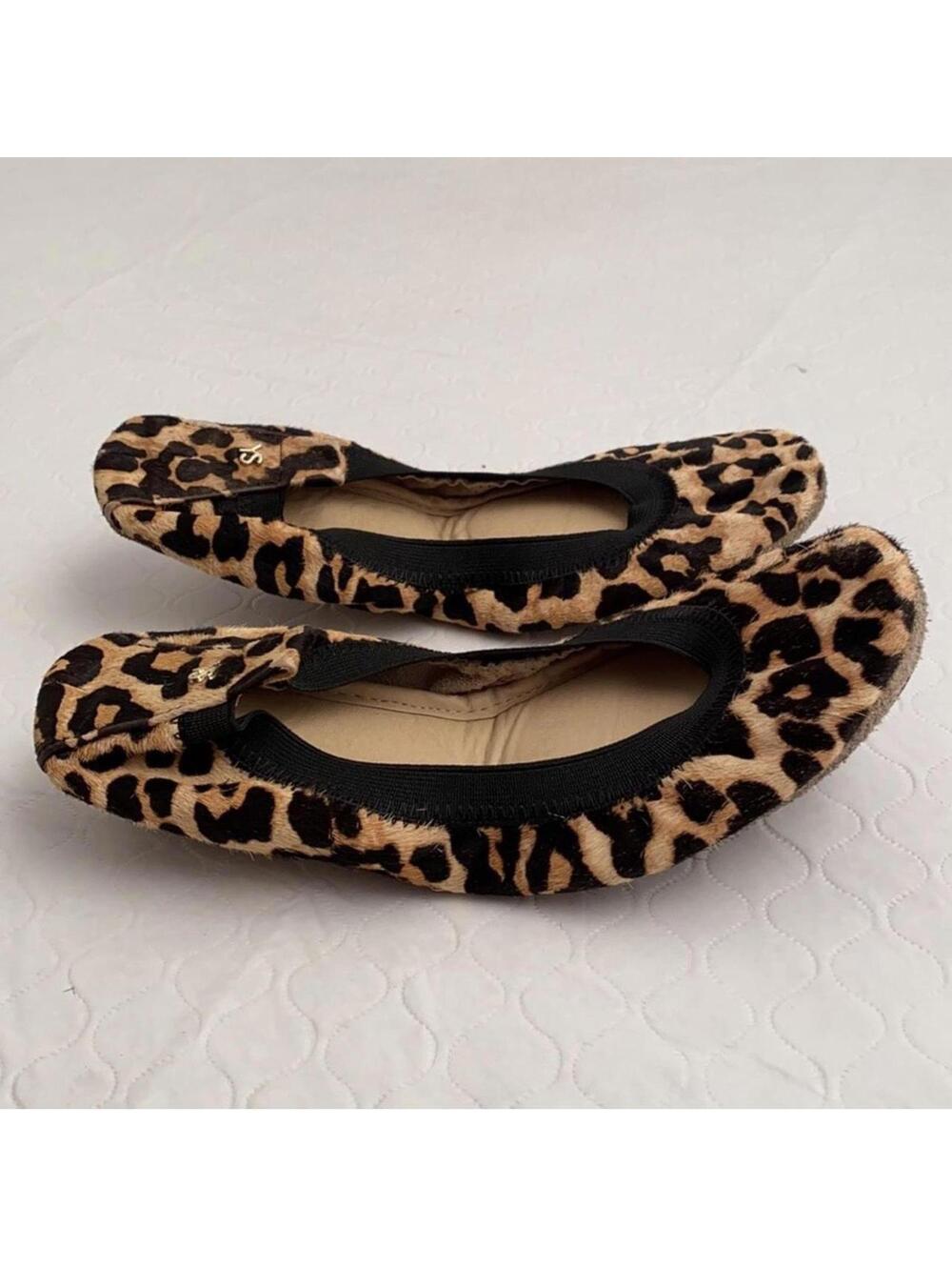 Yosi Samra Leopard Ballet Flats Size 6